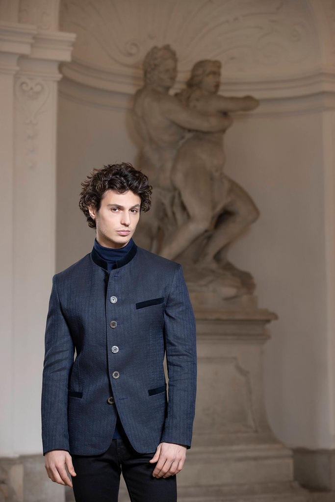 Klassische Jacke in marine