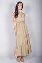 Sommerkleid aus Leinen haselnuss 2
