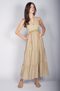 Sommerkleid aus Leinen haselnuss 3
