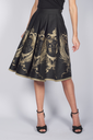 Sisi Petticoat-Rock schwarz-gold