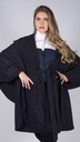 Cape mit Kapuze in royal