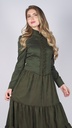 Jacke mit Lodenblende in jagd