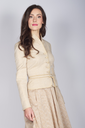 Jacke aus Retrobaumwolle haselnuss 2