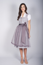 Midi-Dirndl aus Matelassé in flieder 2