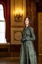 Jacke mit Lodenblende in jagd