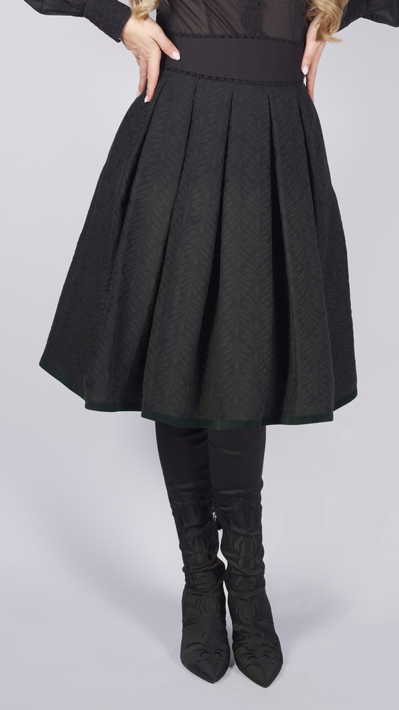 Klassischer Mothwurf-Rock in schwarz-tanne