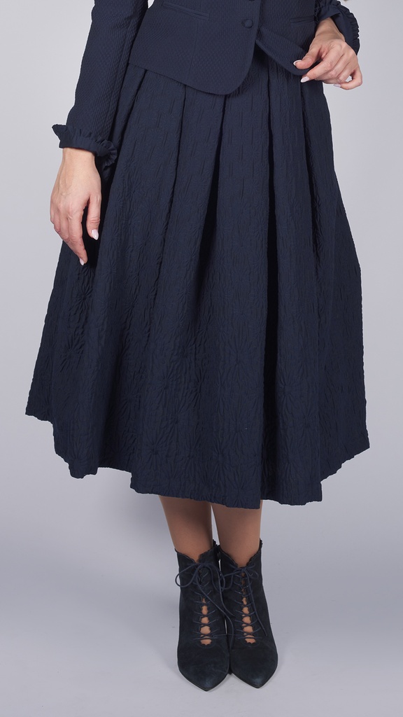 Mothwurf-Rock in Midilänge in royal