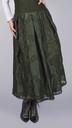 Rock aus Transparent-Jacquard in jagd