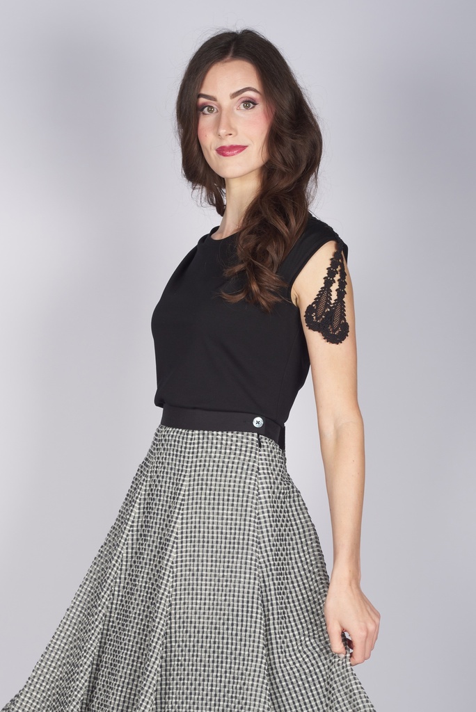 Shirt in schwarz