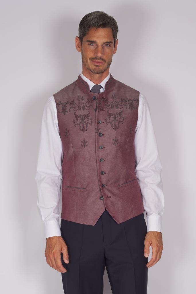 Bordürenweste in beere