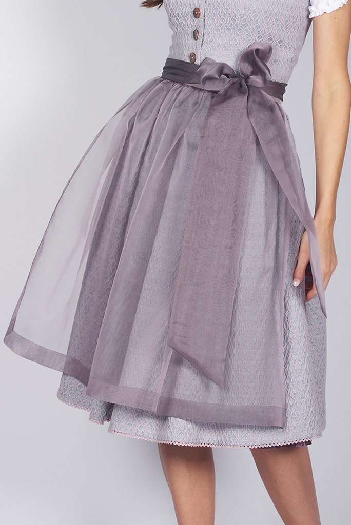 Organzaschürze flieder