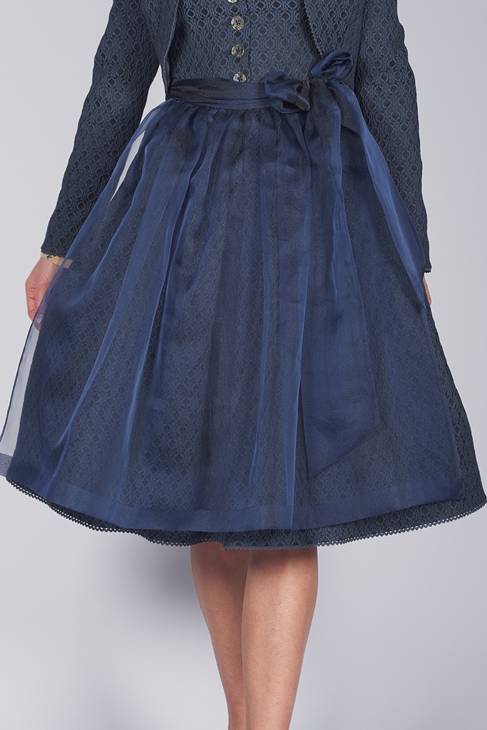 Organzaschürze nachtblau