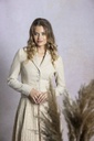 Kurze Revers-Jacke haselnuss